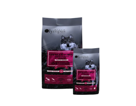 Корм Black Olympus Низькозерновий корм для цуценят середніх порід Курка та Коричневий Рис 12 кг+2кг в подарунок