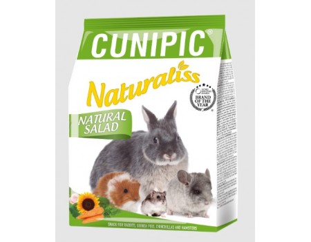 Снеки Cunipic Naturaliss Salad для кроликов, морских свинок, хомяков и шиншилл, 60 г