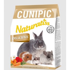 Снеки Cunipic Naturaliss Delicious для кроликов, морских свинок, хомяк..