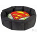 Лежанка для собак WAUDOG Relax, малюнок "Супермен", зі змінною подушкою, M, 42 см, 52 см, 19 см
