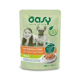 OASY OAP Adult Вологий корм з лососем та картоплею для дорослих собак ..