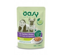 OASY OAP Adult Влажный корм с индейкой и овощами для взрослых собак вс..