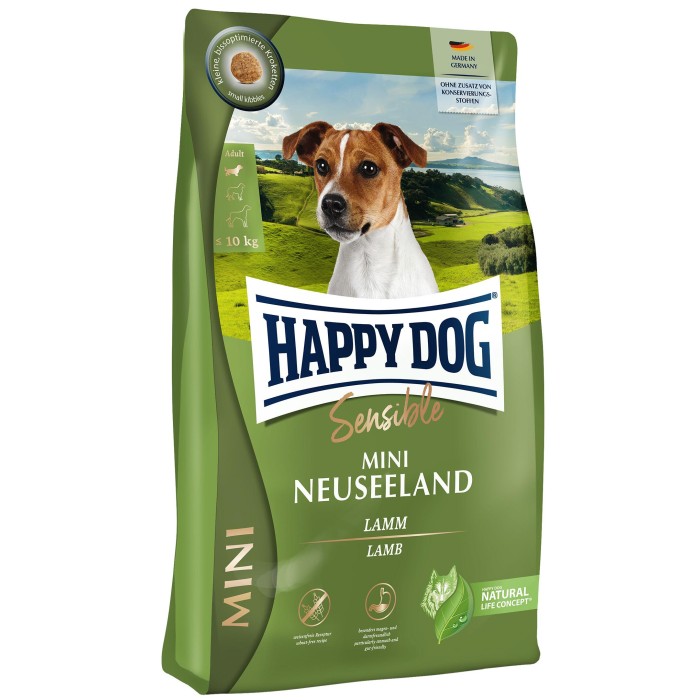 Сухой корм Happy Dog Supreme Mini Neuseeland с мясом ягненка и рисом 300 г