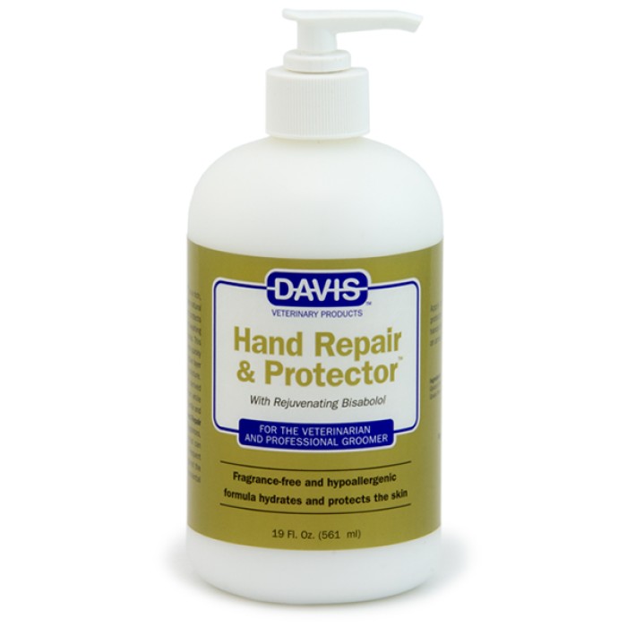 Davis Hand Repair&Protector ДЭВИС ВОССТАНОВЛЕНИЕ И ЗАЩИТА лосьон для рук с бисабололом для грумеров и ветеринаров, 561 мл