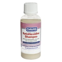 Davis KetoHexidine Shampoo ДЭВИС КЕТОГЕКСИДИН шампунь с 2% хлоргексидином и 1% кетоконазолом для собак и котов с заболеваниями кожи, 50 мл