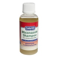 Davis Miconazole Shampoo ДЭВИС МИКОНАЗОЛ шампунь с 2% нитратом миконазола для собак и котов с заболеваниями кожи, 50 мл