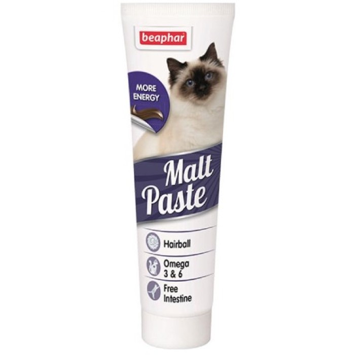 Beaphar Malt Paste - средство Бифар для выведения шерсти из желудка, 100г