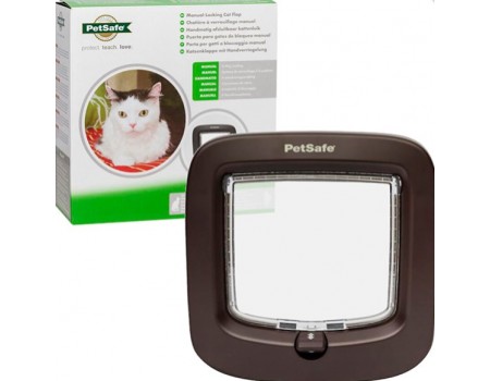 PetSafe Staywell Manual-Locking Cat Flap дверца с механическим замком для котов, под дерево