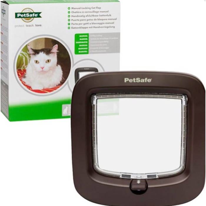 PetSafe Staywell Manual-Locking Cat Flap дверца с механическим замком для котов, под дерево