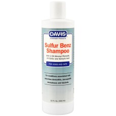 Шампунь для собак и котов с заболеваниями кожи Davis Sulfur Benz, 355 мл