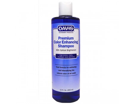 Davis Premium Color Enhancing Shampoo ДЭВИС УСИЛЕНИЕ ЦВЕТА шампунь для собак, котов, концентрат, 355 мл