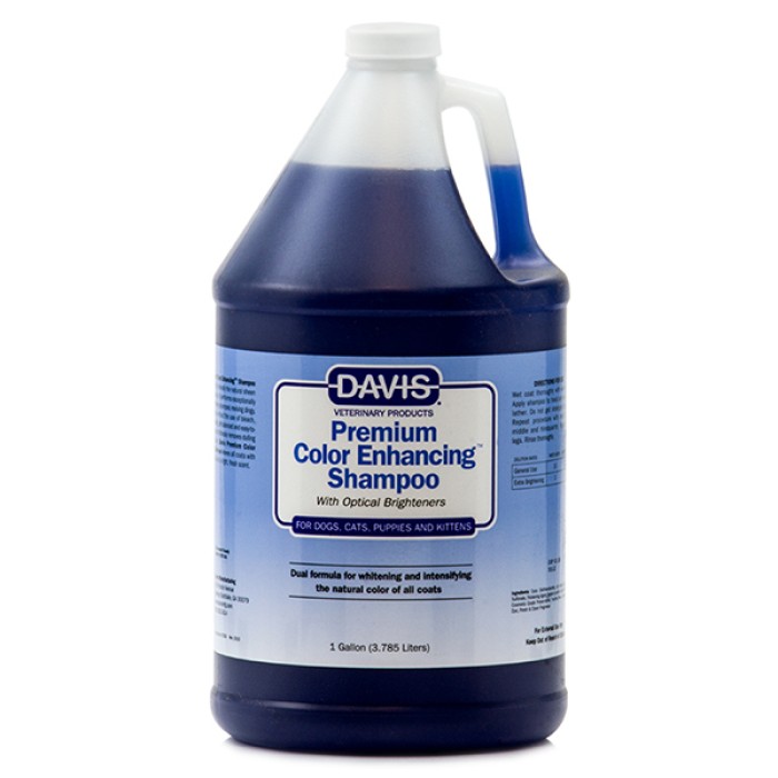 Davis Premium Color Enhancing Shampoo ДЭВИС УСИЛЕНИЕ ЦВЕТА шампунь для собак, котов, концентрат, 3.8 л