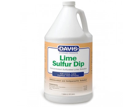 Davis Lime Sulfur Dip ДЭВИС ЛАЙМ СУЛЬФУР антимикробное и антипаразитарное средство для собак и котов, концентрат, 3.8 л