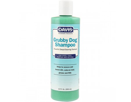 Davis Grubby Dog Shampoo ДЭВИС ГРАББИ ДОГ шампунь глубокой очистки для собак, котов, концентрат, 355 мл