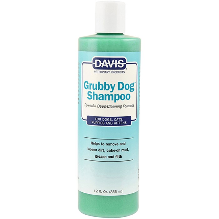 Davis Grubby Dog Shampoo ДЭВИС ГРАББИ ДОГ шампунь глубокой очистки для собак, котов, концентрат, 355 мл