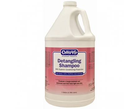 Davis Detangling Shampoo ДЭВИС ЛЕГКОЕ РАСЧЕСЫВАНИЕ шампунь-кондиционер от колтунов для собак, котов, концентрат, 3.8 л