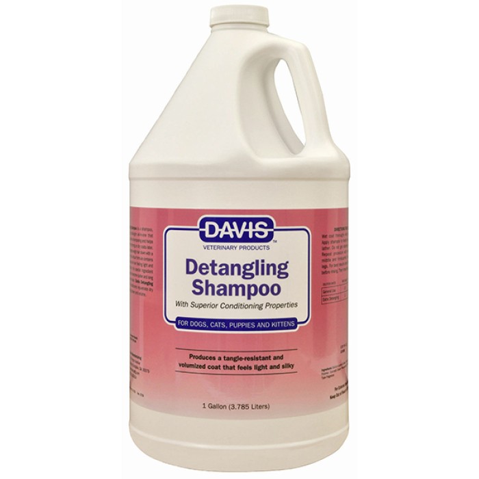 Davis Detangling Shampoo Девіс Легке розчісування шампунь-кондиціонер від ковтунів для собак, котів, концентрат, 3.8 л