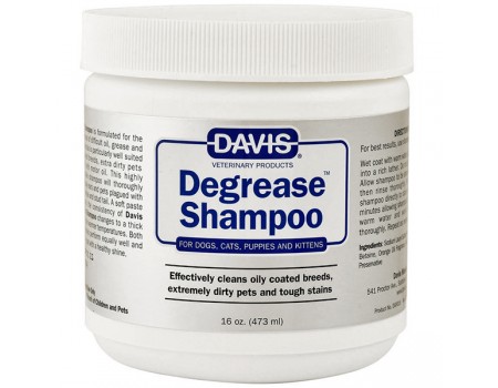 Davis Degrease Shampoo ДЕВІС ДЕГРІС знежирюючий шампунь для собак, котів, 454 мл