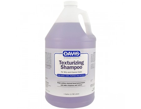 Davis Texturizing Shampoo ДЭВИС ТЕКСТУРИРУЮЩИЙ шампунь для жесткой и объемной шерсти у собак и котов, концентрат, 3.8 л