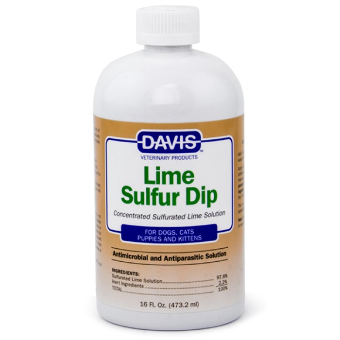 Davis Lime Sulfur Dip ДЕВІС ЛАЙМ СУЛЬФУР антимікробний та антипаразитарний засіб для собак та котів, концентрат, 473 мл