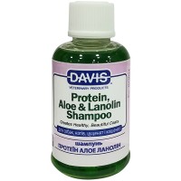 Davis Protein & Aloe & Lanolin Shampoo ДЭВИС ПРОТЕИН АЛОЭ ЛАНОЛИН шампунь для собак, котов, концентрат, 50 мл