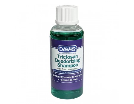 Davis Triclosan Deodorizing Shampoo ДЕВІС ТРИКЛОЗАН дезодоруючий шампунь з триклозаном для собак, котів, концентрат, 50 мл