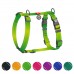 Шлея для собак H-подібна WAUDOG Nylon Mono QR світловід. розмір L Ш 25мм А 51-85cм В 60-85cм салат.  - фото 5