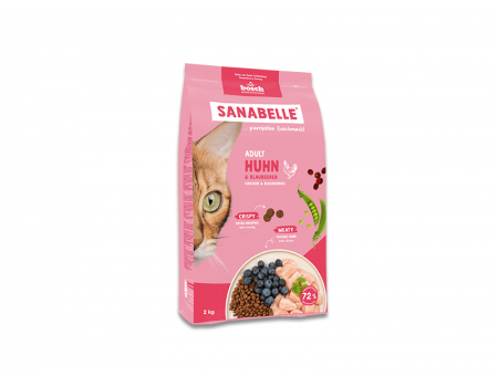 Корм для котів Sanabelle Adult (курка та чорниця) 2 кг