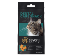 Ласощі для заохочення котів Savory Snack Dental Care, подушечки для гі..