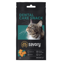 Лакомство для поощрения кошек Savory Snack Dental Care, подушечки для гигиены зубов, 60 г