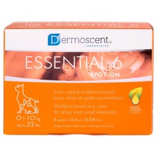 Дермосент Ессеншл Dermoscent ESSENTIAL-6 spot-Краплі по догляду за шкірою та вовною собак 0-10 кг, (1 піпет.)