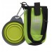 Dexas BottlePocket with Travel Cup сумка зі складною мискою для води та аксесуарів, зелена.