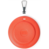 Dexas Off Leash Frisbee Flyer Літаюча тарілка з карабіном, помаранчева