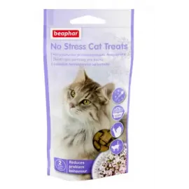 Beaphar No Stress Cat Treats Натуральні заспокійливі подушечки, 35г..