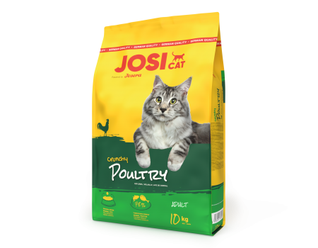 JosiCat Crunchy Chicken - сухий корм для дорослих кішок, м'ясо птиці, 10 кг