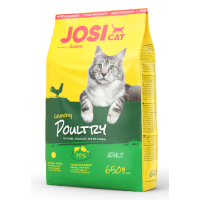 JosiCat Crunchy Chicken - сухий корм для дорослих кішок, м'ясо птиці, 0,65 кг
