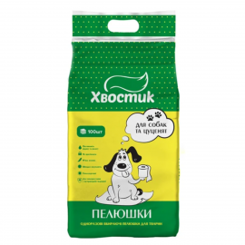 Пелюшки Хвостик 56х56 см / 100 штук..