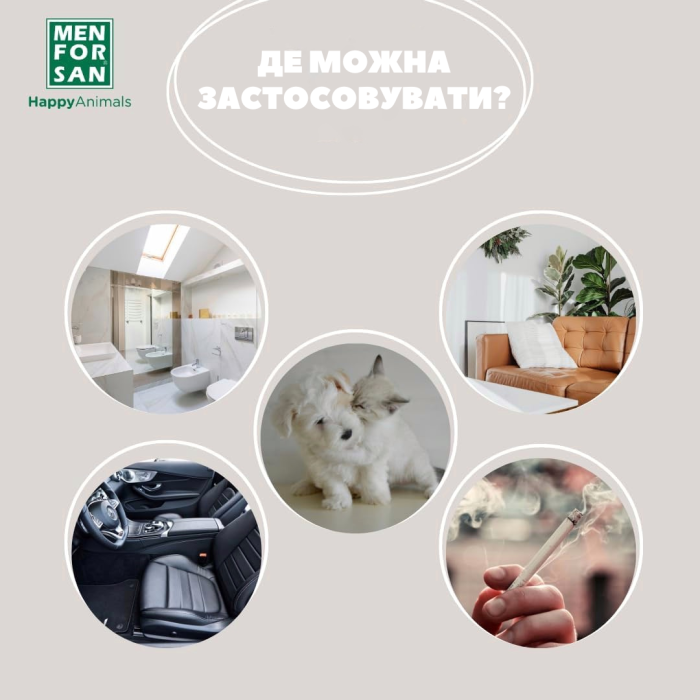 Menforsan Засіб для усунення неприємних запахів, 250мл