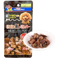 DoggyMan Steamed Duck Liver Bits ДОГГИМЕН УТИНАЯ ПЕЧЕНЬ НА ПАРУ лакомство для собак, 0,03 кг