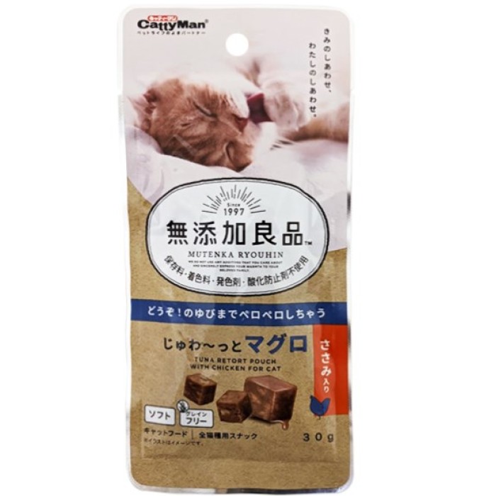 CattyMan Tuna Chicken КЭТТИМЕН КУБИКИ С ТУНЦОМ И КУРИЦЕЙ лакомство для котов, 0,03 кг