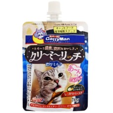 CattyMan Creamy Milk КЭТТИМЕН СЛИВОЧНОЕ ПЮРЕ С МОЛОКОМ жидкое лакомство для котов, 0,07 кг