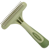 Safari Dog Rotating Pin Double Row Undercoat Rake САФАРІ ДВОХРЯДНІ ГРАБЛІ для підшерстя собак