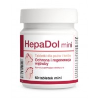 Dolfos HepaDol mini (Гепадол мини)  - добавка для здоровья печени собак и кошек 60т