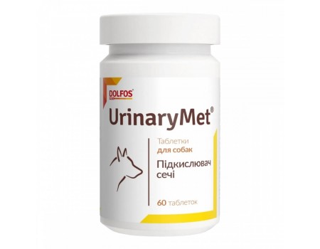 Dolfos Долфос УріноМет, для лікування нирковокам'яної хвороби у собак, 60таб
