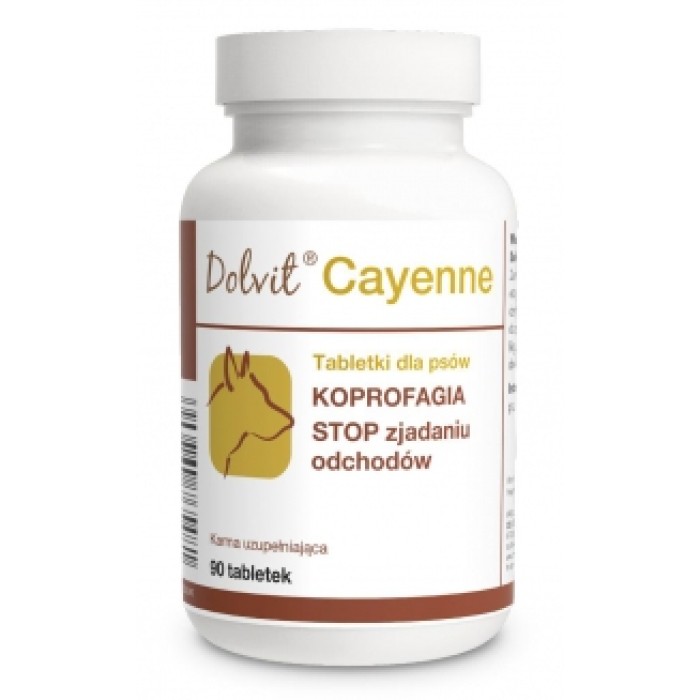 Dolfos Dolvit Cayenne (Долвіт Кайєн) - добавка для собак від поїдання фекалій 90т