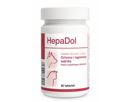 Dolfos HepaDol (Гепадол) - гепатопротектор, добавка нормалізує та відновлює функцію печінки у собак 60т.