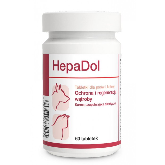 Dolfos HepaDol (Гепадол) -  гепатопротектор, добавка нормализует и восстанавливает функцию печени у собак 60т