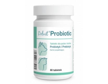 Dolfos Dolvit Probiotic (Долвит Пробиотик) - добавка для здоровья ЖКТ собак и кошек 60т