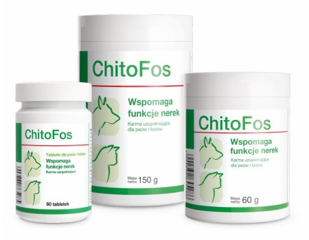 Dolfos ChitoFos (ХітоФос) Підтримка функції нирок, доповнення раціону для собак та котів.60т