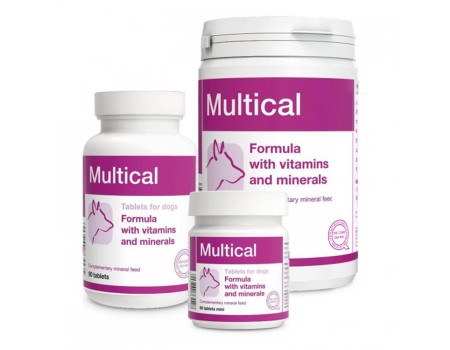 Dolfos Multical (Мультикаль) вітамінно-мінеральний комплекс для собак 90 табл., 140 гр